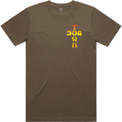 Dogtown Tee Rasta Logo Walnut