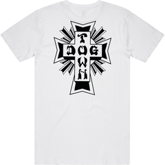 Dogtown Tee Black Mono Logo White