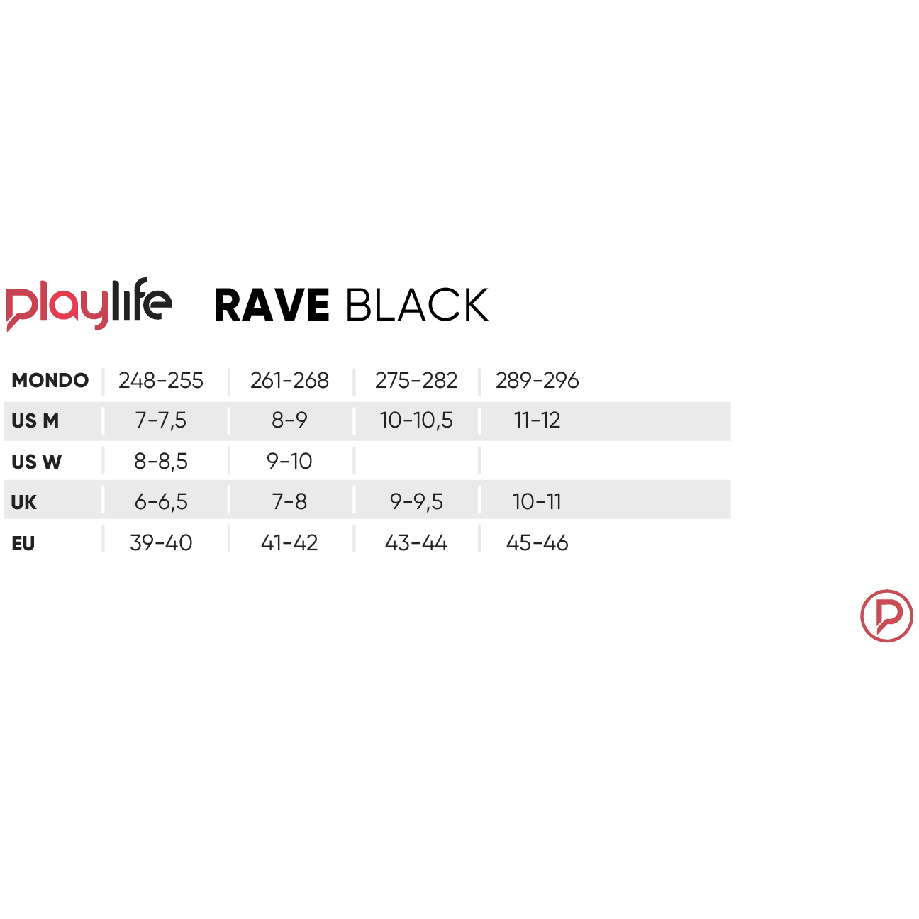 Playlife Rave Black 80 Inline Skates