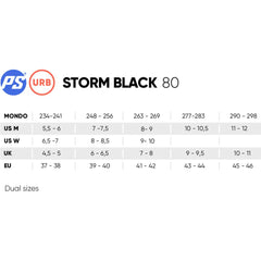 Powerslide Storm Black 80 Inline Skates