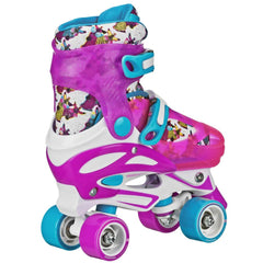 RDS Sprinter Girl's 2-in-1 Roller / Inline Skates - Zebra