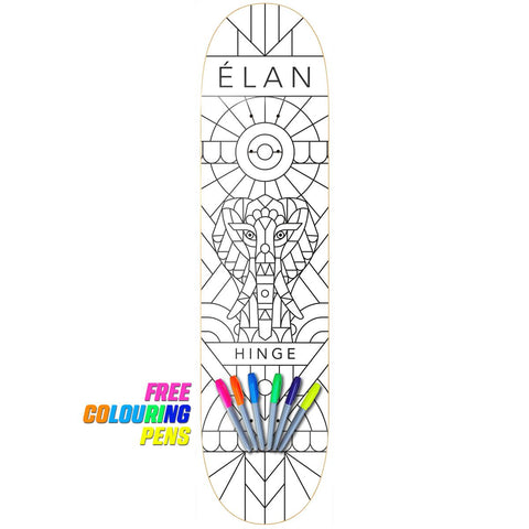 Elan Hinge Elephant Colour In Skateboard Deck