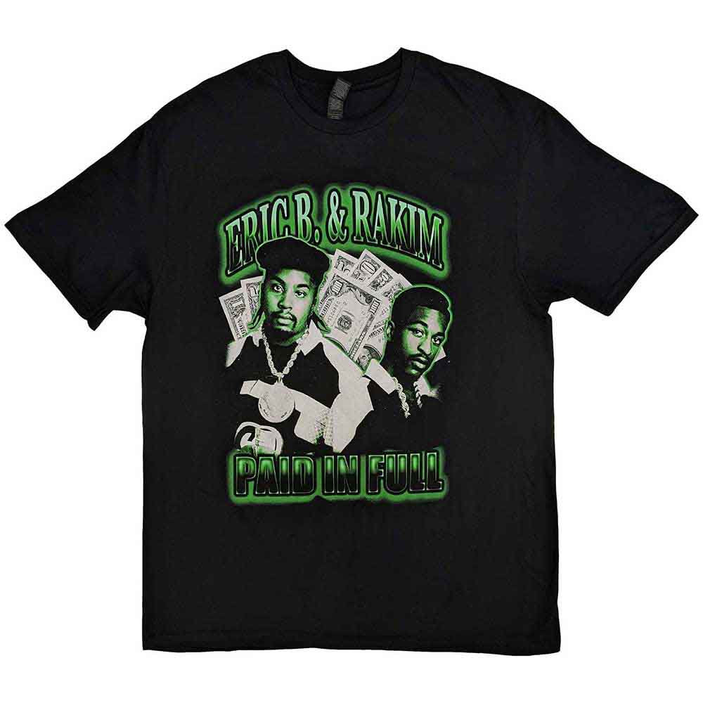 Eric B. & Rakim Unisex T-Shirt Paid In Full Black