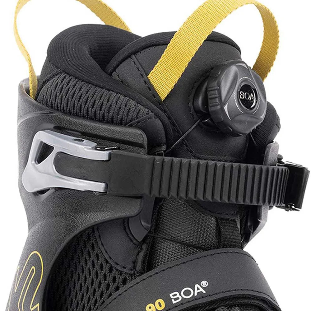 K2 F.I.T. 90 BOA Men's Skates Grey/Mustard