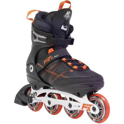 K2 F.I.T. 80 ALU Men's Skates Black/Red