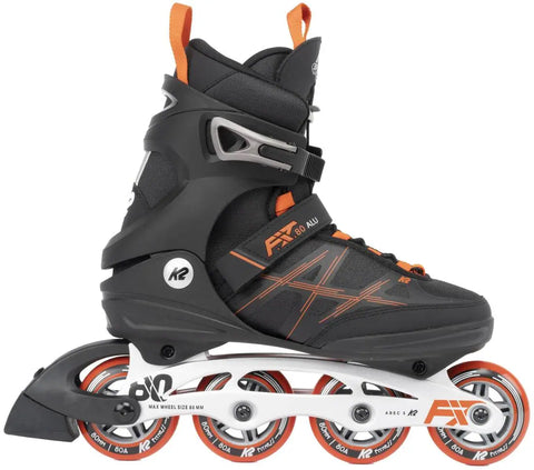 K2 F.I.T. 80 ALU Men's Skates Black/Red
