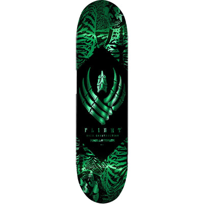 Powell Peralta Skeleton Foil Teal FLIGHT® Skateboard Deck - 8.13" K26