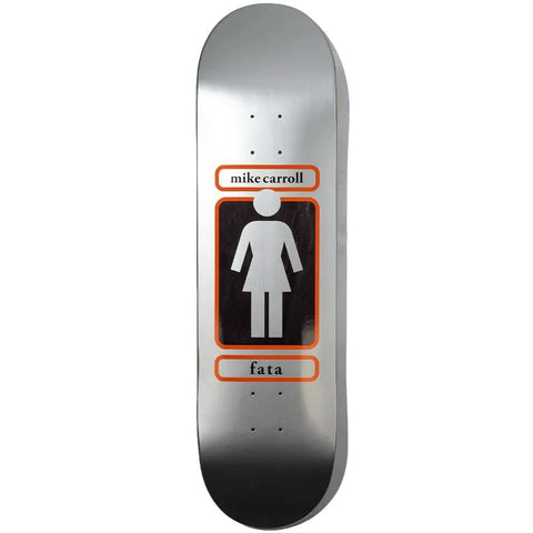 Girl Mike Carrol 93 Til Silver Skateboard Deck 8.12"