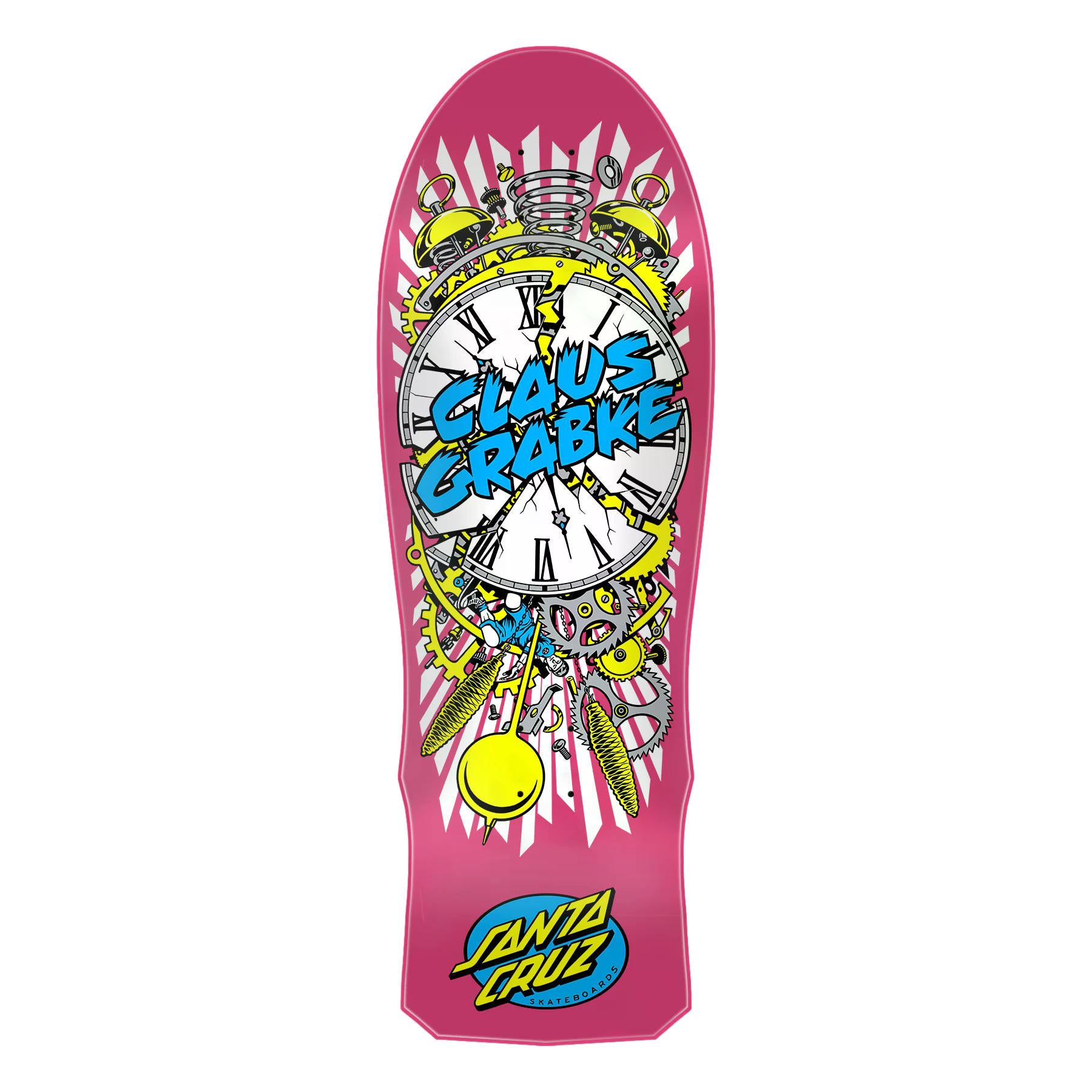 Santa Cruz Grabke Exploding Clock Reissue Skateboard Deck 10.04in x 29.83in
