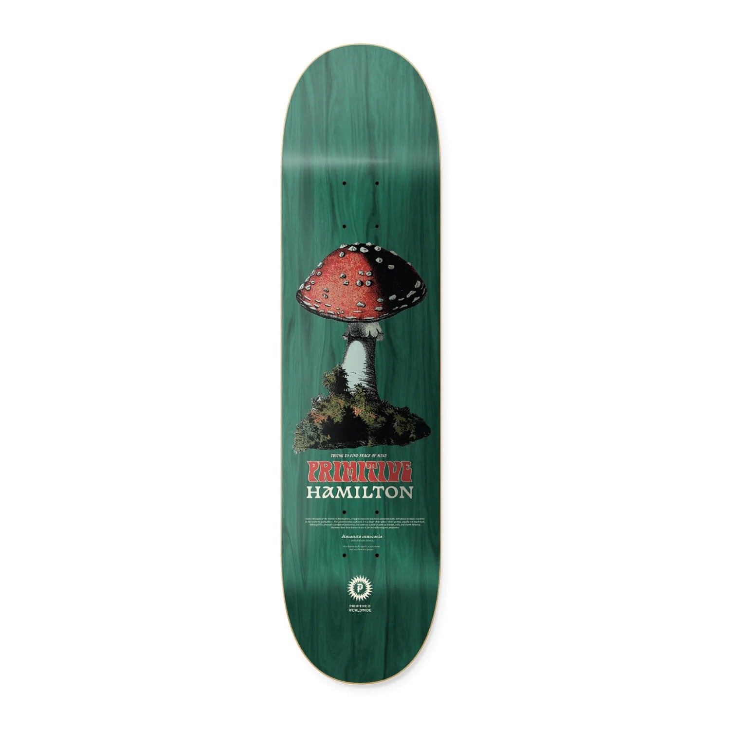 Primitive Red Cap Hamilton 8.38" Deck