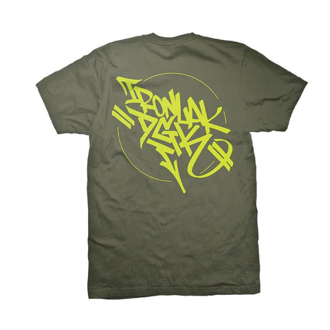 DGK x Ironlak Hands Off Tee Military Green