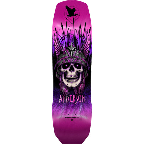 Powell Peralta Andy Anderson Heron Skull Pink 9.13"