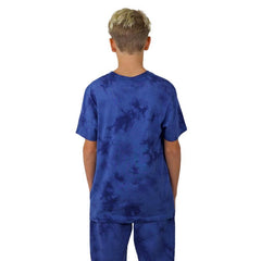 Santa Cruz Inherit Stacked Strip Front Youth T-Shirt Dark Blue Tie Dye