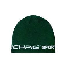 ICHPIG Reversible Skull Beanie Grey / Green