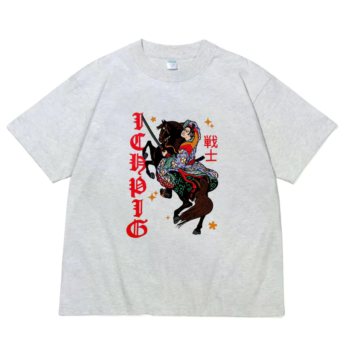 ICHPIG Warrior T-Shirt White Marle