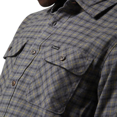 Brixton Lightweight Ultra Flannel Charcoal / Ray Flower