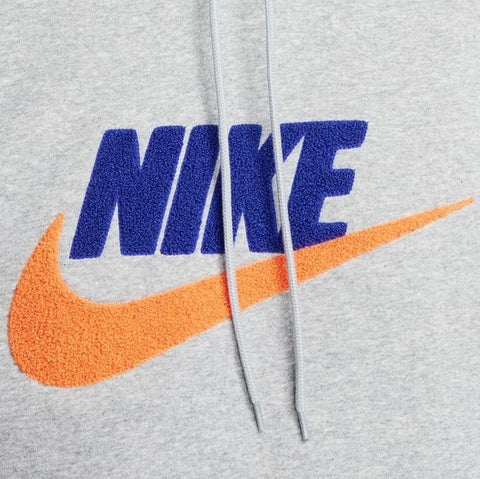 Nike SB Club BB Pullover Chenille Hoodie Futura Grey