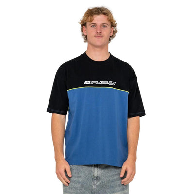 Rusty Infinity Short Sleeve Tee Atlantic Blue