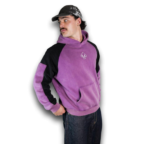 Gamble Clothing Fade Out Hoodie Purple
