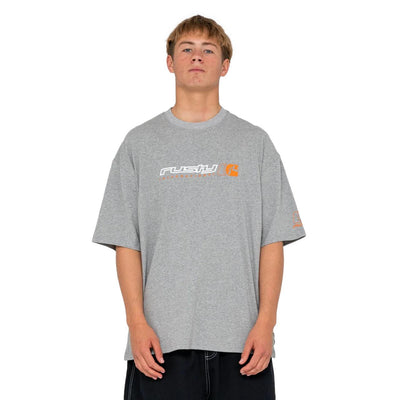 Rusty Jetsetter Short Sleeve Tee Grey Marle