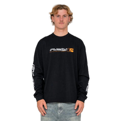 Rusty Jetsetter Long Sleeve Tee Black