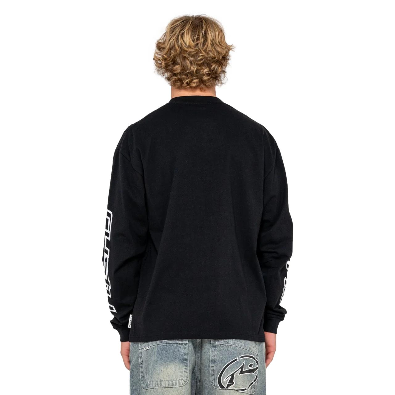 Rusty Jetsetter Long Sleeve Tee Black