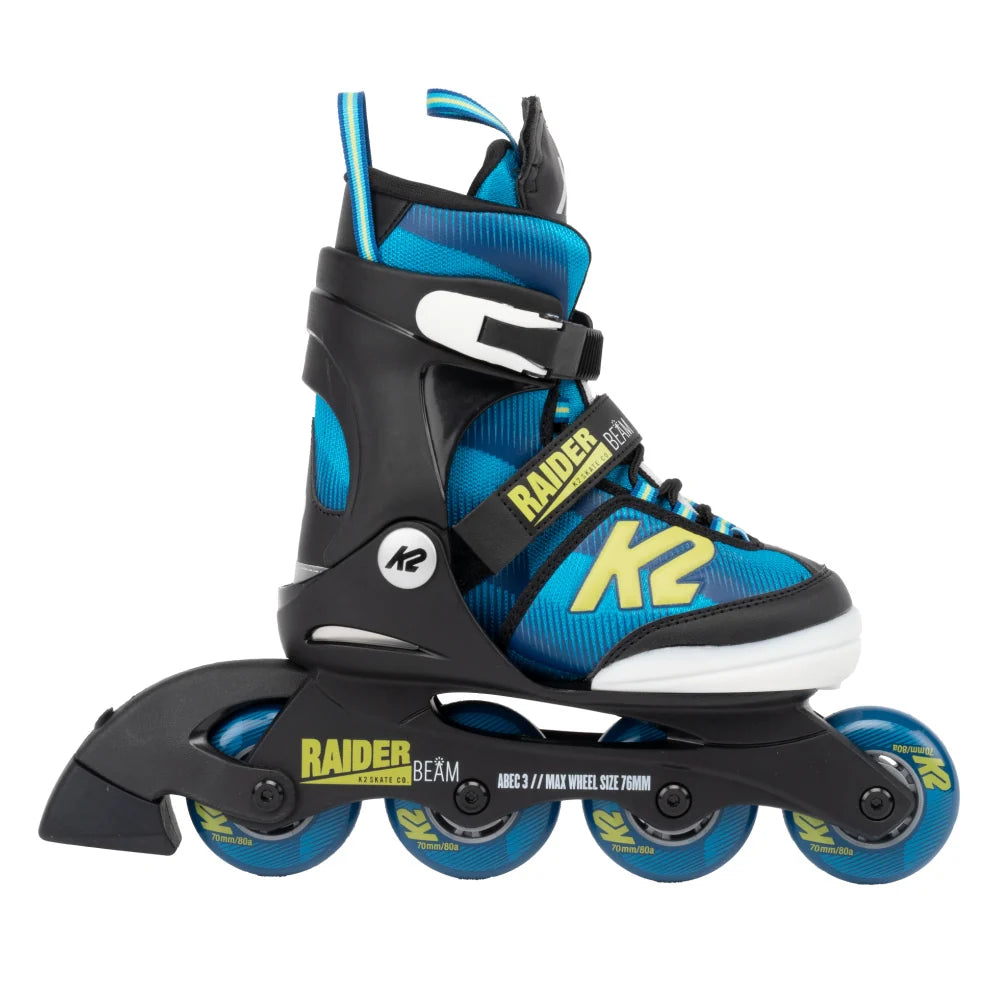 K2 Raider Beam Junior Skates Blue/Yellow