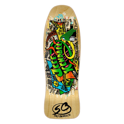 Santa Cruz Jeff Kendall Graffiti Reissue Skateboard Deck 9.69"