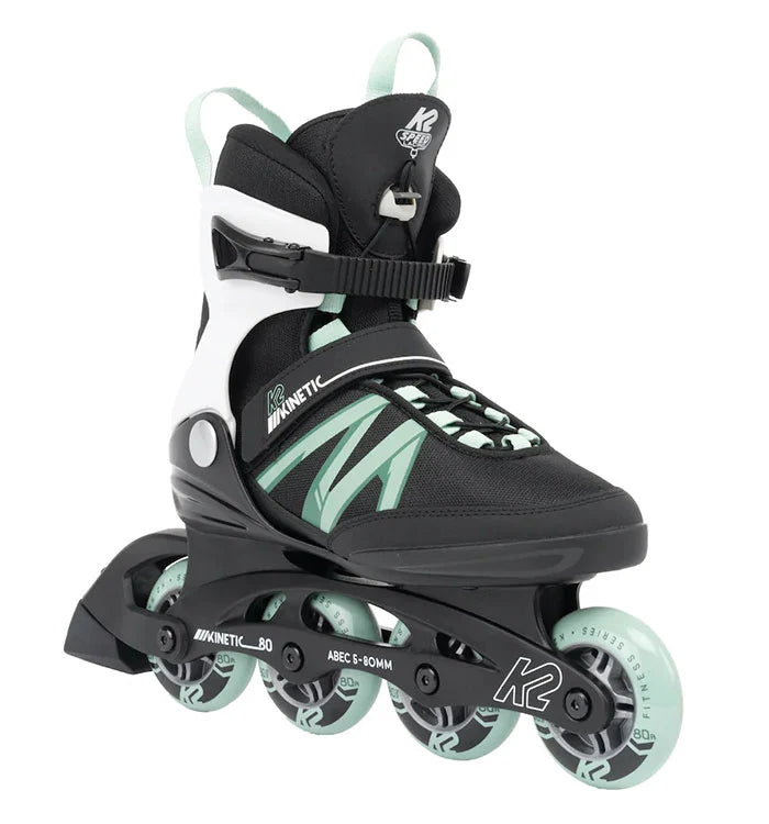 K2 SKATE KINETIC 8.0  PRO -Wmn Black/Sage