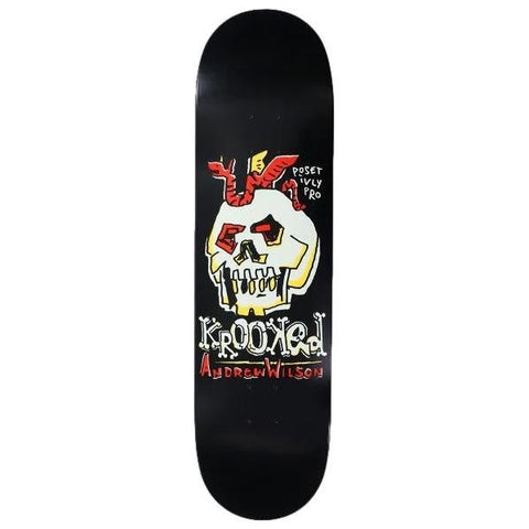 Krooked Positively Pro Andrew Wilson Skateboard Deck 8.5"