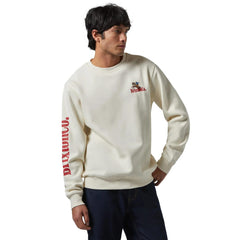 Brixton Inwood Crew Pullover Egret White