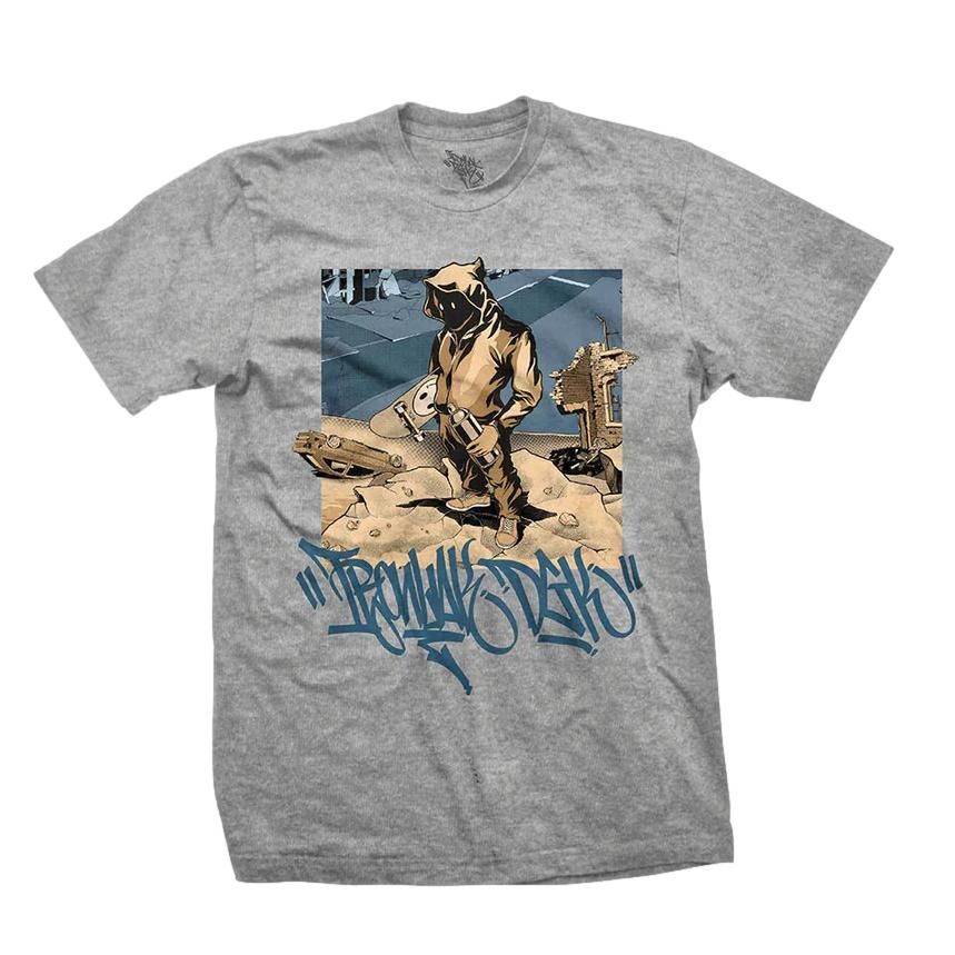 DGK x Ironlak Laquer Tee Heather Gray