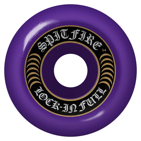 Spitfire Formula Four Lock in Full Skateboard Wheels Purple 54mm 99a