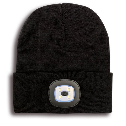 Loop Colours LED Beanie Black