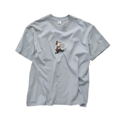 S Double Man With Dot Tee Blue Grey