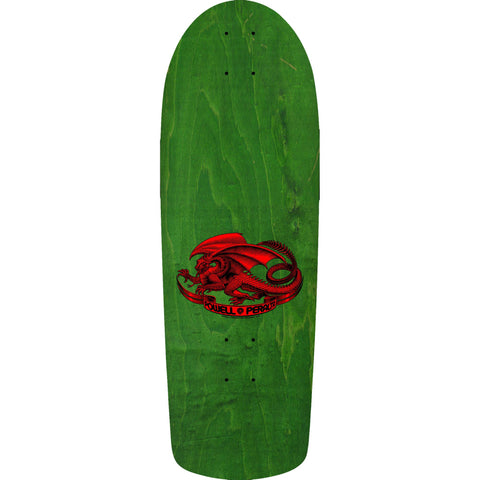 Powell Peralta Mike McGill Skull & Snake Skateboard Deck Green/Gold Foil- 10 x 30.125