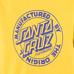 Santa Cruz MFG Dot Youth Tee Yellow / Purple