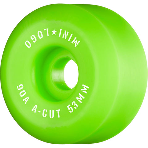Mini Logo A-cut Hybrid Wheels 53mm x 90A - Green
