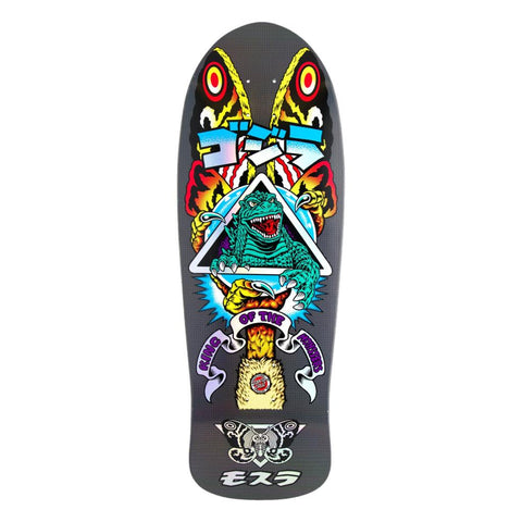 Santa Cruz Godzilla Mothra Natas Santa Cruz Skateboard Deck 10.538"