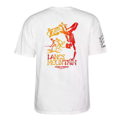 Powell Peralta Bones Brigade 17 Lance Mountain Tee White