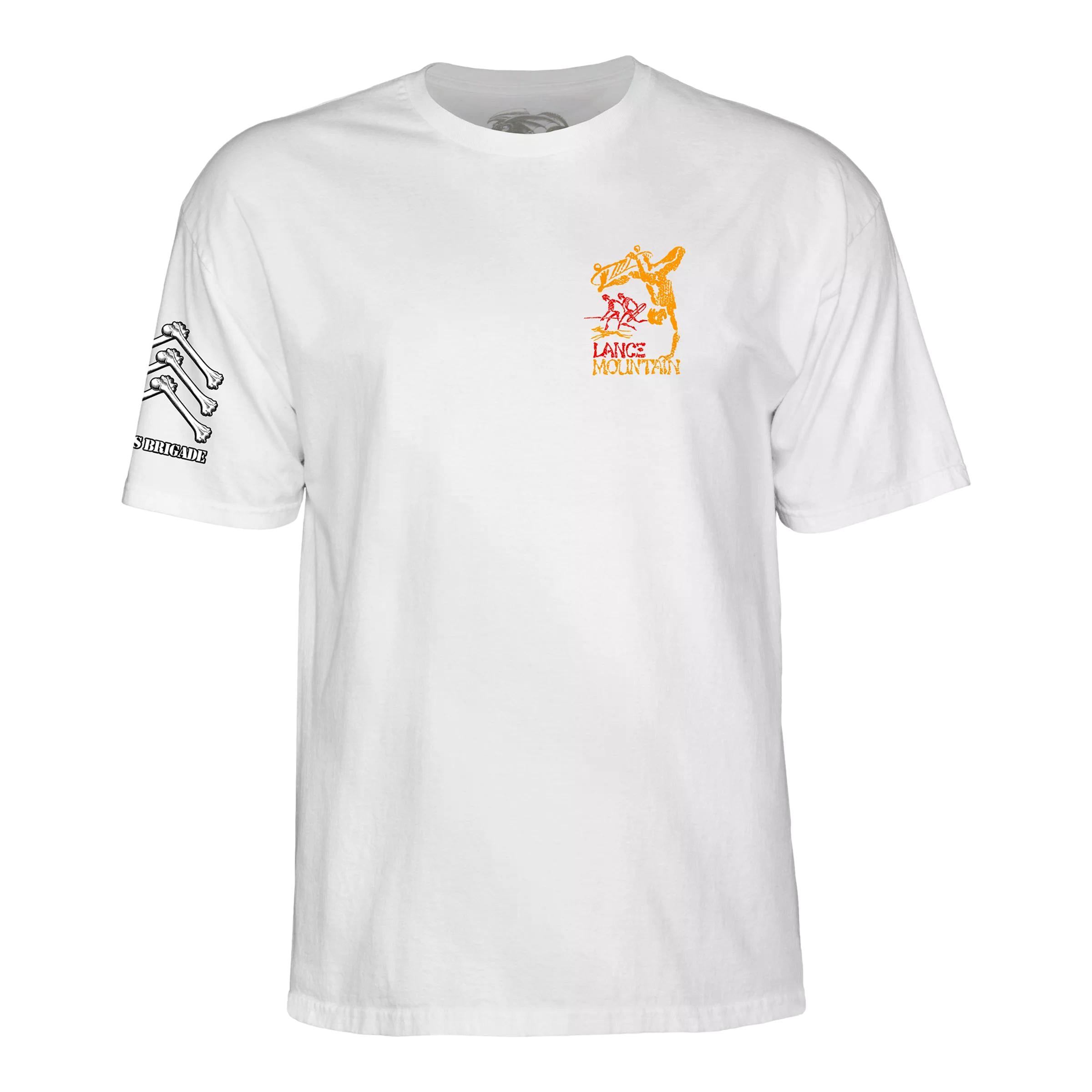 Powell Peralta Bones Brigade 17 Lance Mountain Tee White