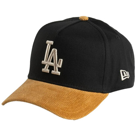 New Era 9FORTY Los Angeles Dodgers Premium Snapback Cord / Black