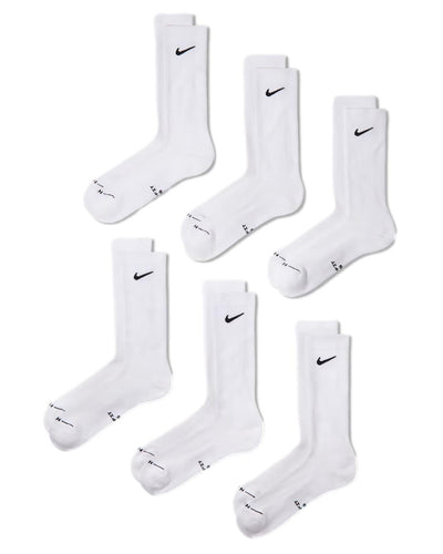 Nike Everyday Elevated Sock White 6 Pack