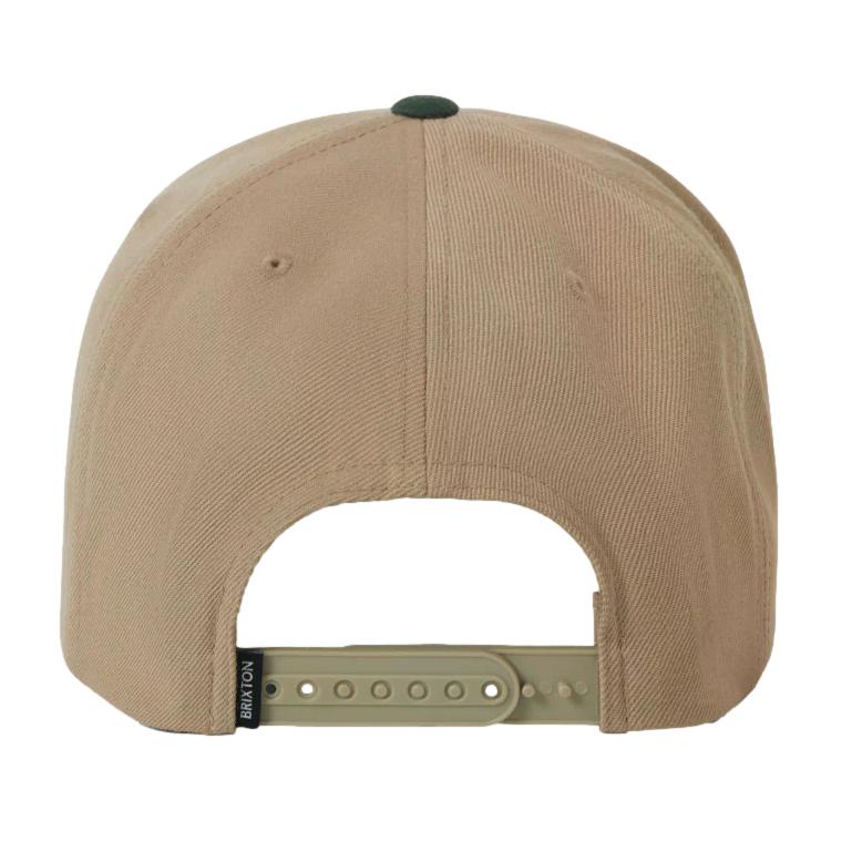 Brixton Oath III Snapback Tan / Olive