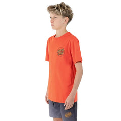 Santa Cruz Youth Opus Grip Dot T-Shirt Red