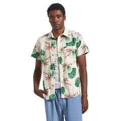 Brixton Charter Print Woven Vintage Palm Print