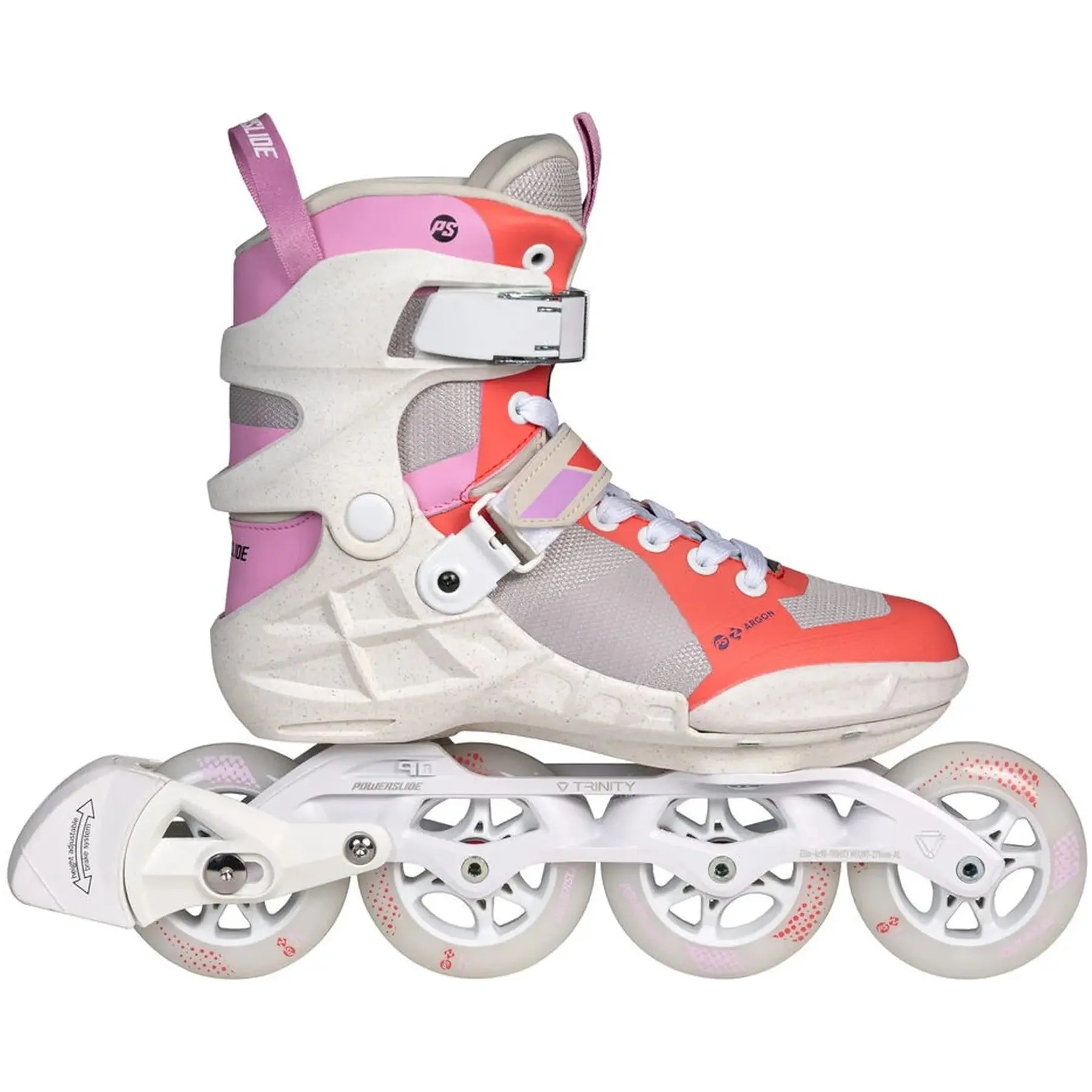 Powerslide Phuzion Argon Peach 90 Inline Skates