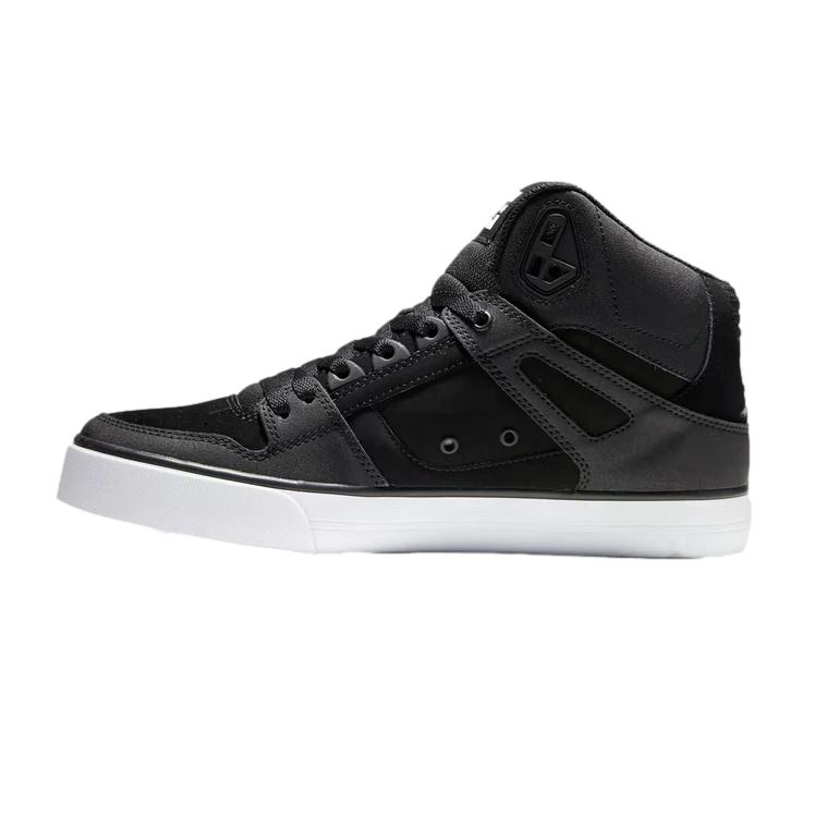 DC Pure High Top WC Skate Shoes Black / White