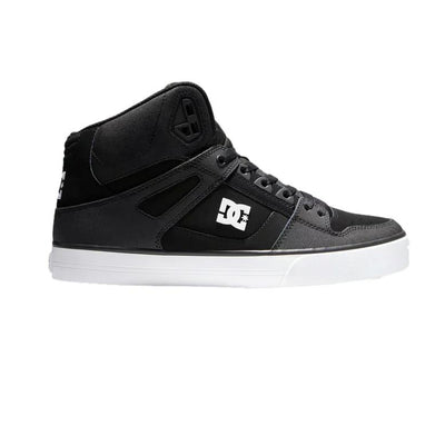 DC Pure High Top WC Skate Shoes Black / White