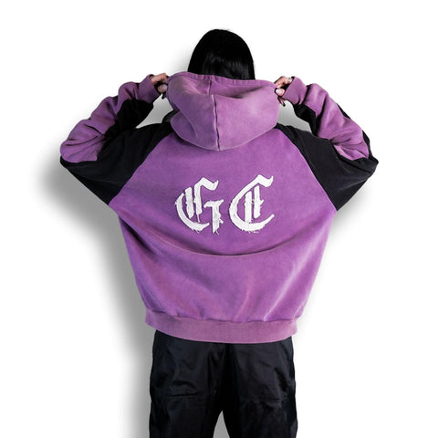 Gamble Clothing Fade Out Hoodie Purple